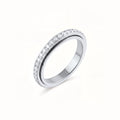 luna spinning ring - silver