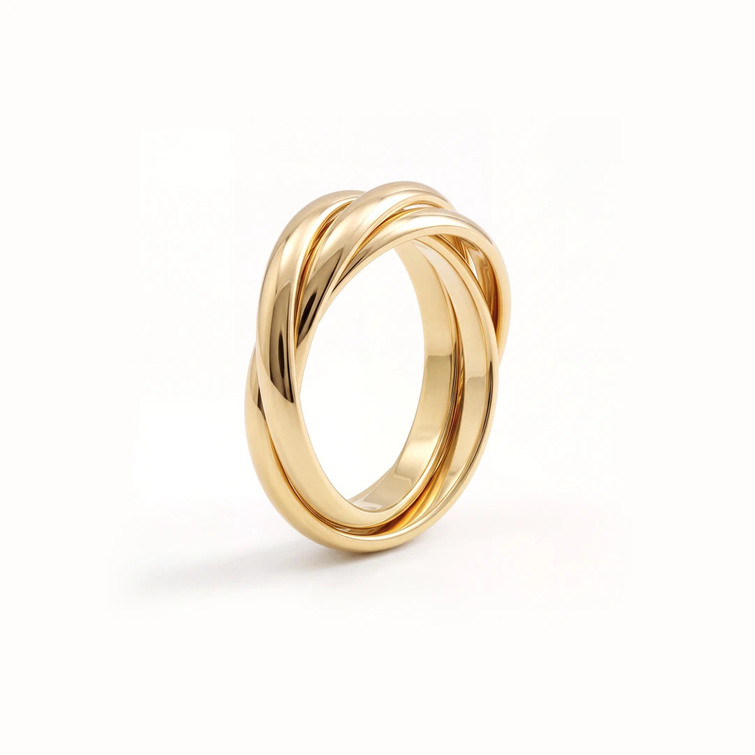 amore eternity ring - gold