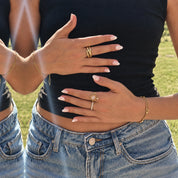 sole luna spinning ring - gold