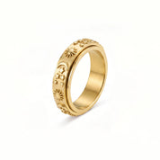 sole luna spinning ring - gold