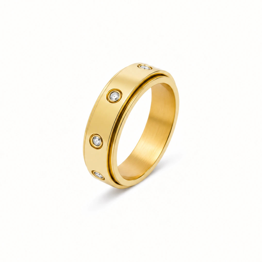 stella spinning ring - gold