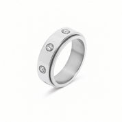 stella spinning ring - silver