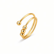 perla fidget ring - gold