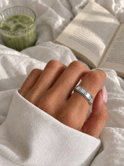 stella spinning ring - silver